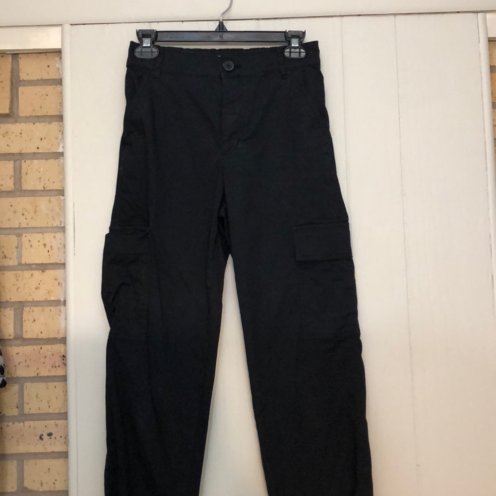 Garage Black Cargo Pants